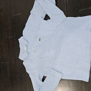 Lacoste Sky Blue Polo with Embroidered Logo